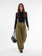 Pantalone Aurore – Verde Oliva Pantalone donna