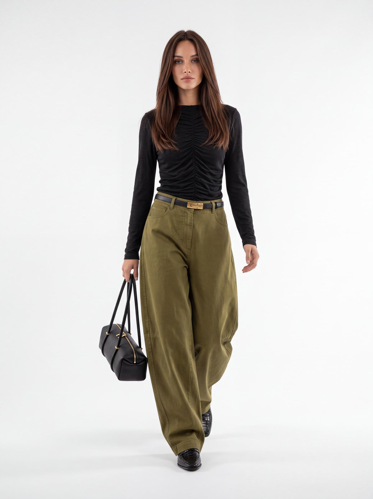 Pantalone Aurore – Verde Oliva Pantalone donna