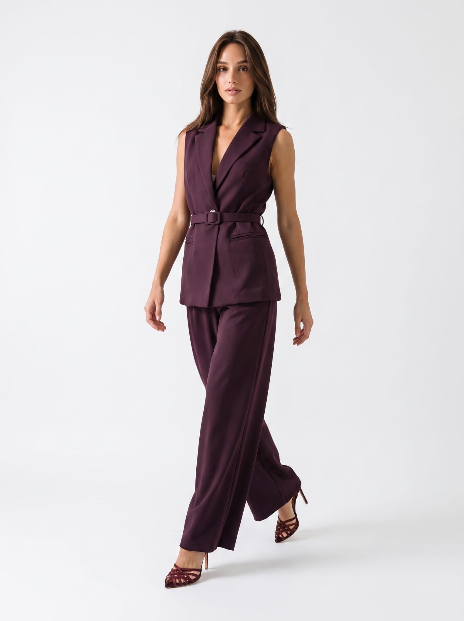 Tailleur Elettra - Borgogna Tailleur donna