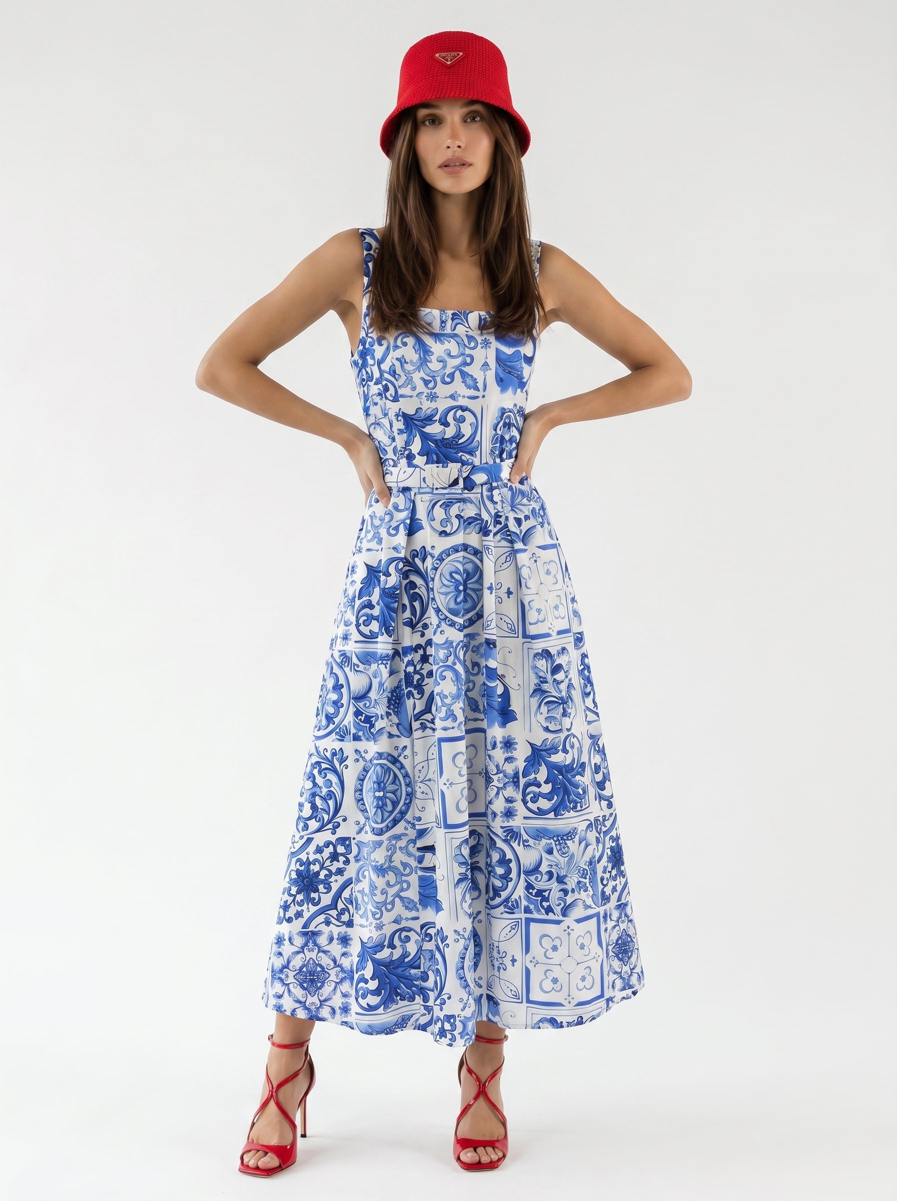 Abito Sakura - Amalfi Blu donna
