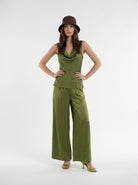 Coordinato Aurora - Verde oliva donna