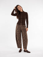Pantalone Gilda - Nero Animalier Pantalone donna