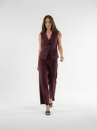 Coordinato Élise - Borgogna donna