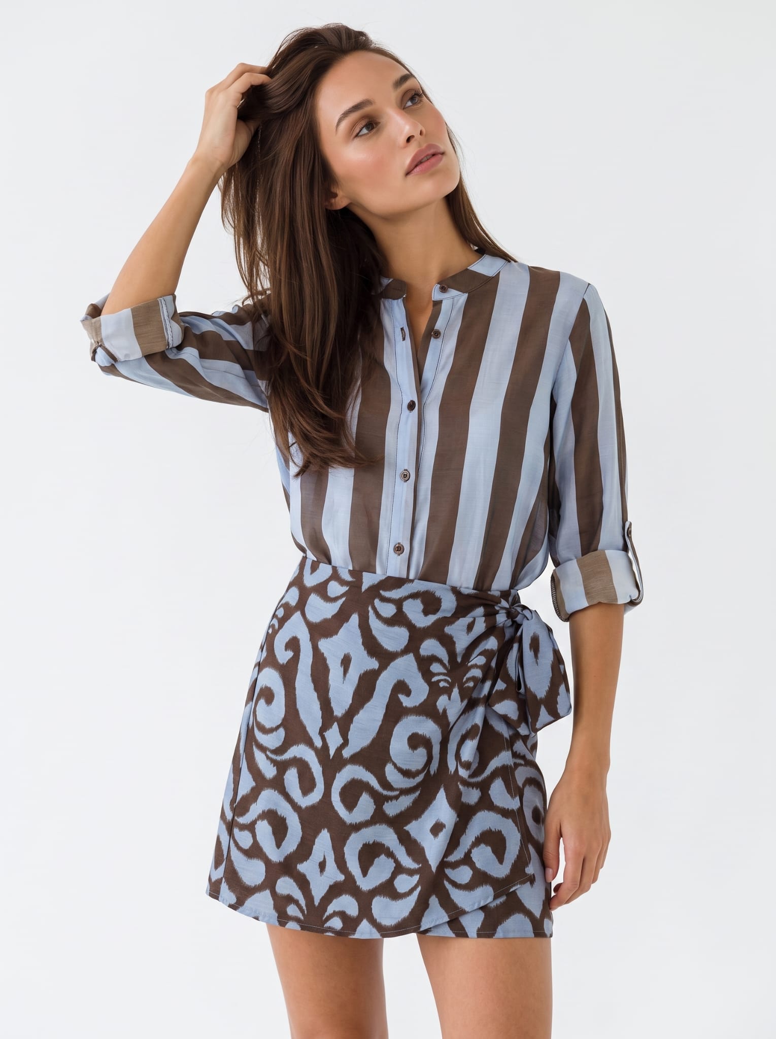 Gonna Pareo Kaia - Marrone donna