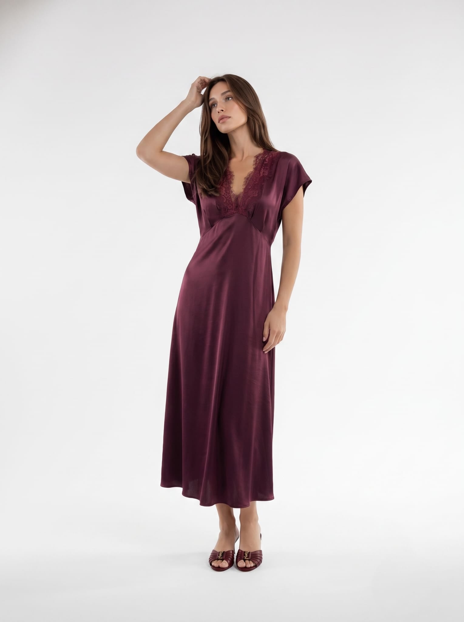 Abito Elsa - Borgogna Abito donna