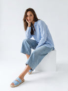 Camicia Lunaria - Azzurro donna