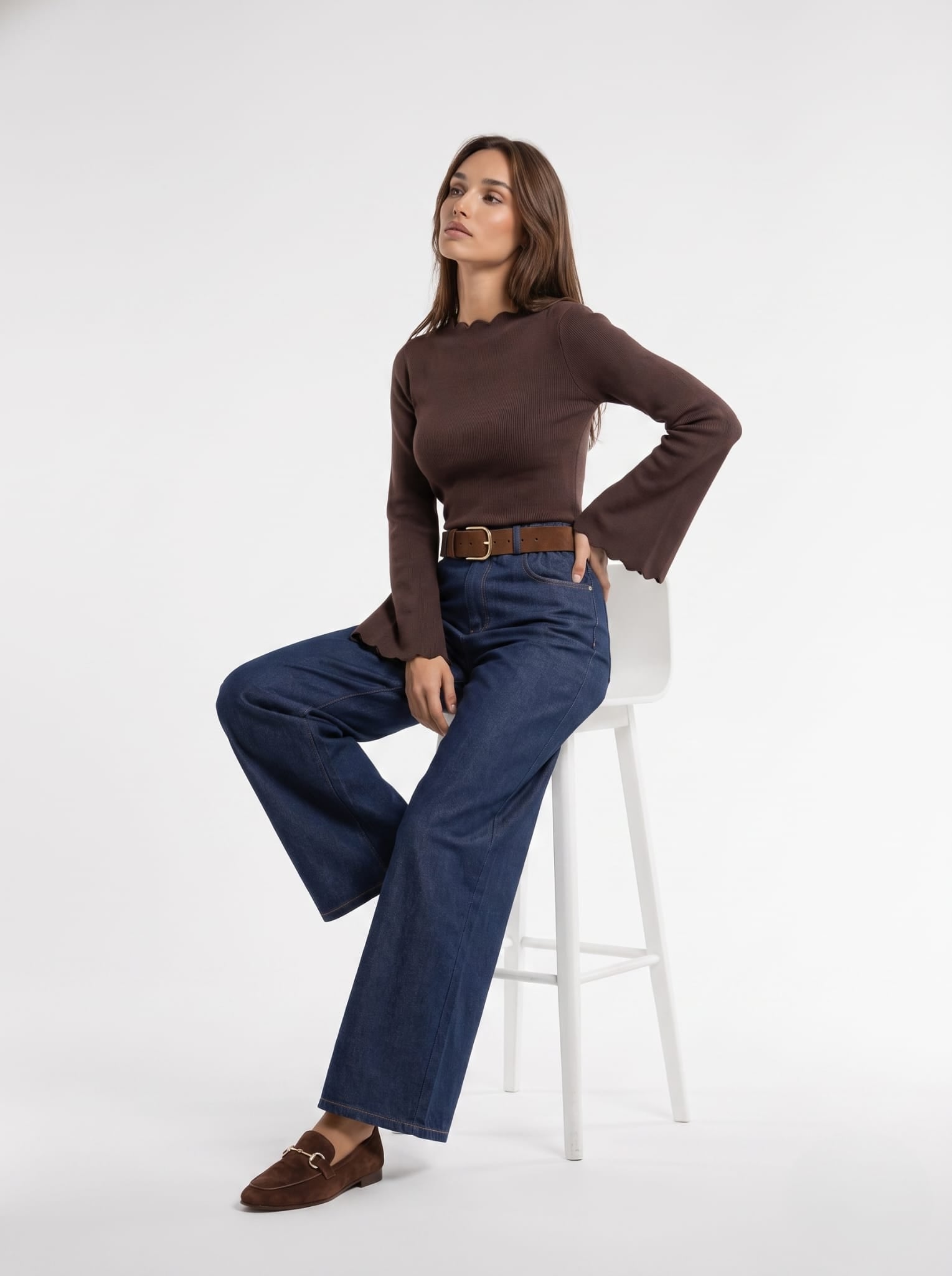 Pull Evania - Cacao Maglia donna