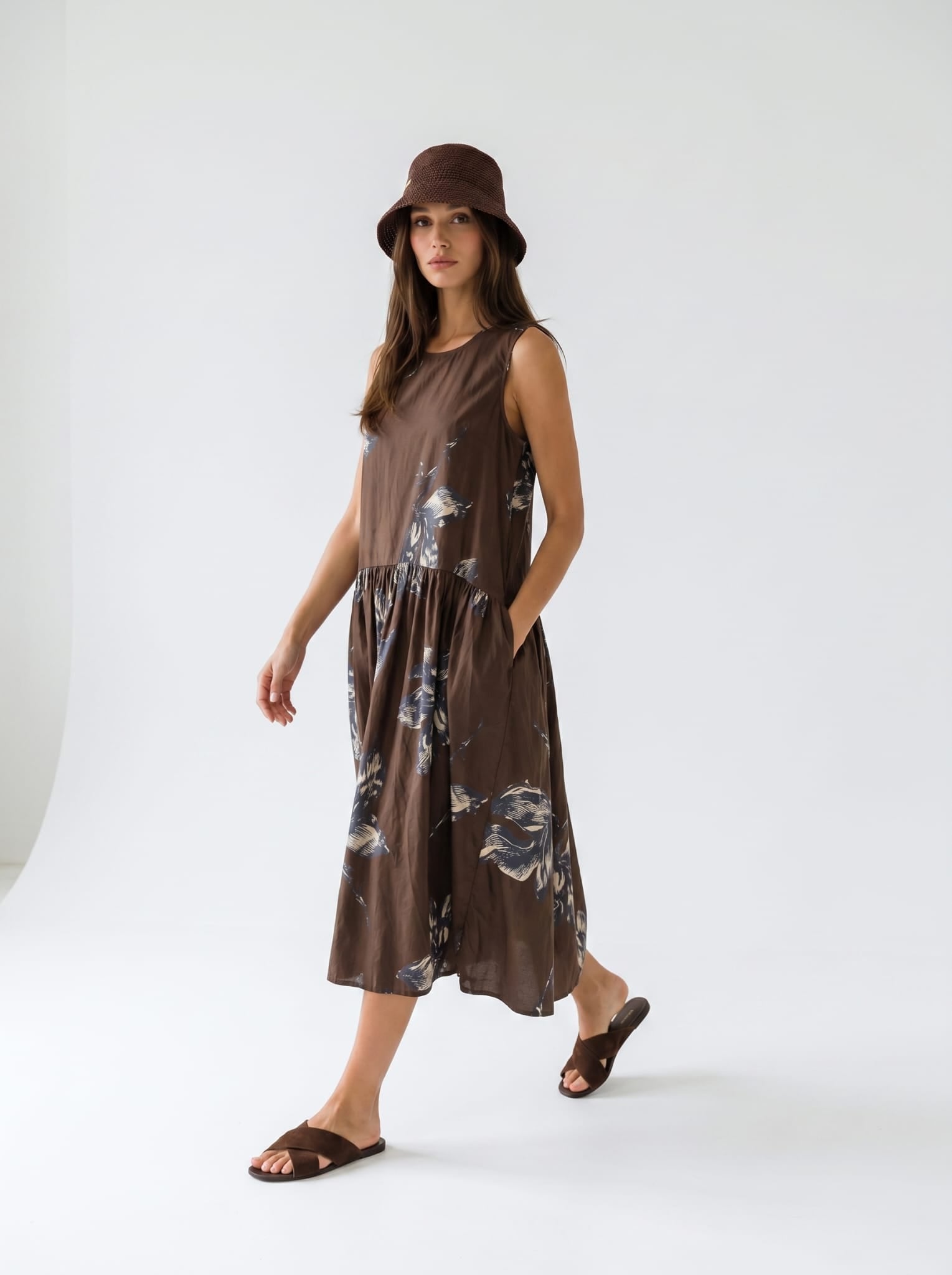 Abito Rosy - Marrone donna