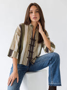 Camicia Nausica - Verde Militare Camicia donna