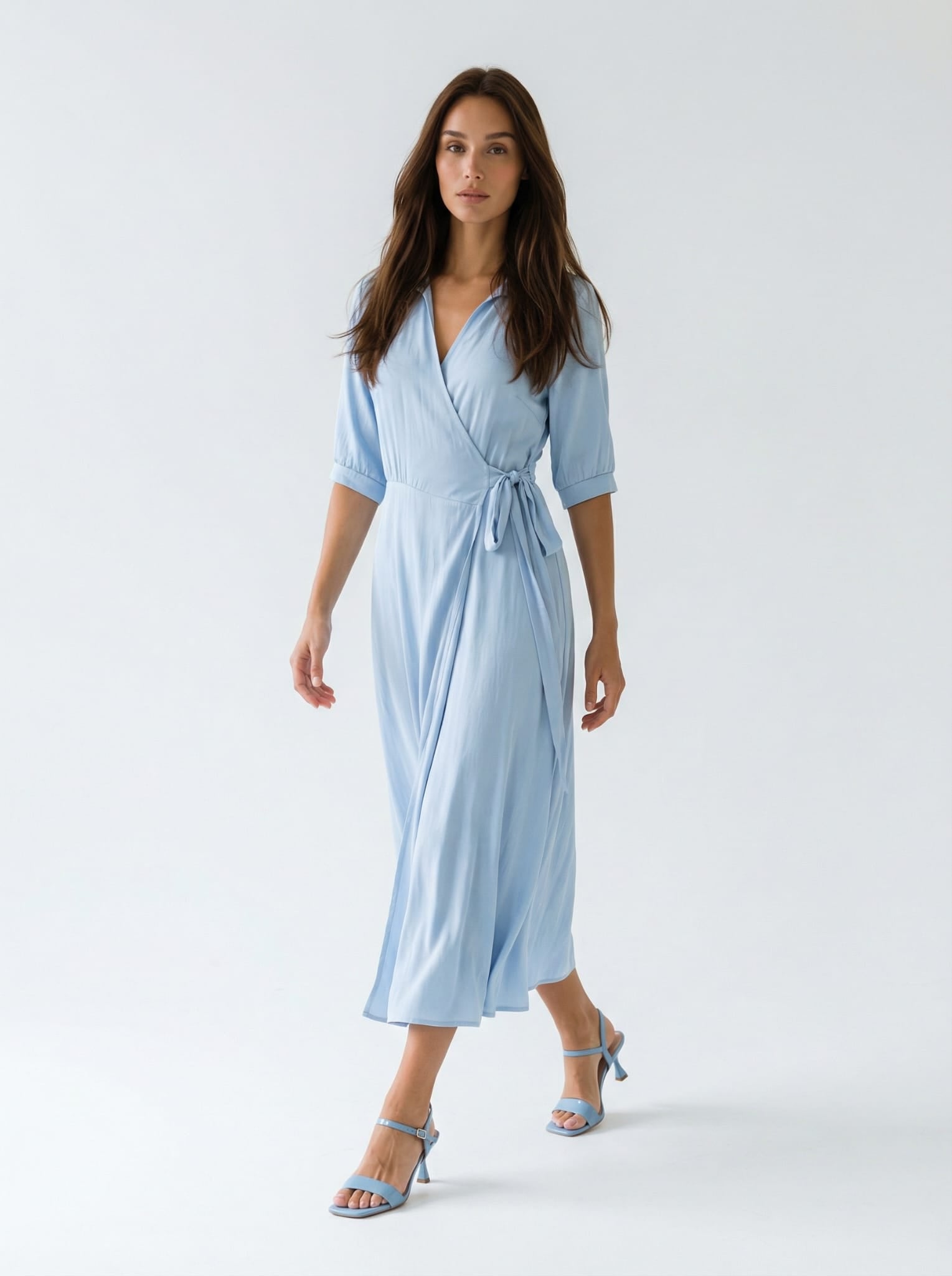 Abito Ginevra - Azzurro polvere donna