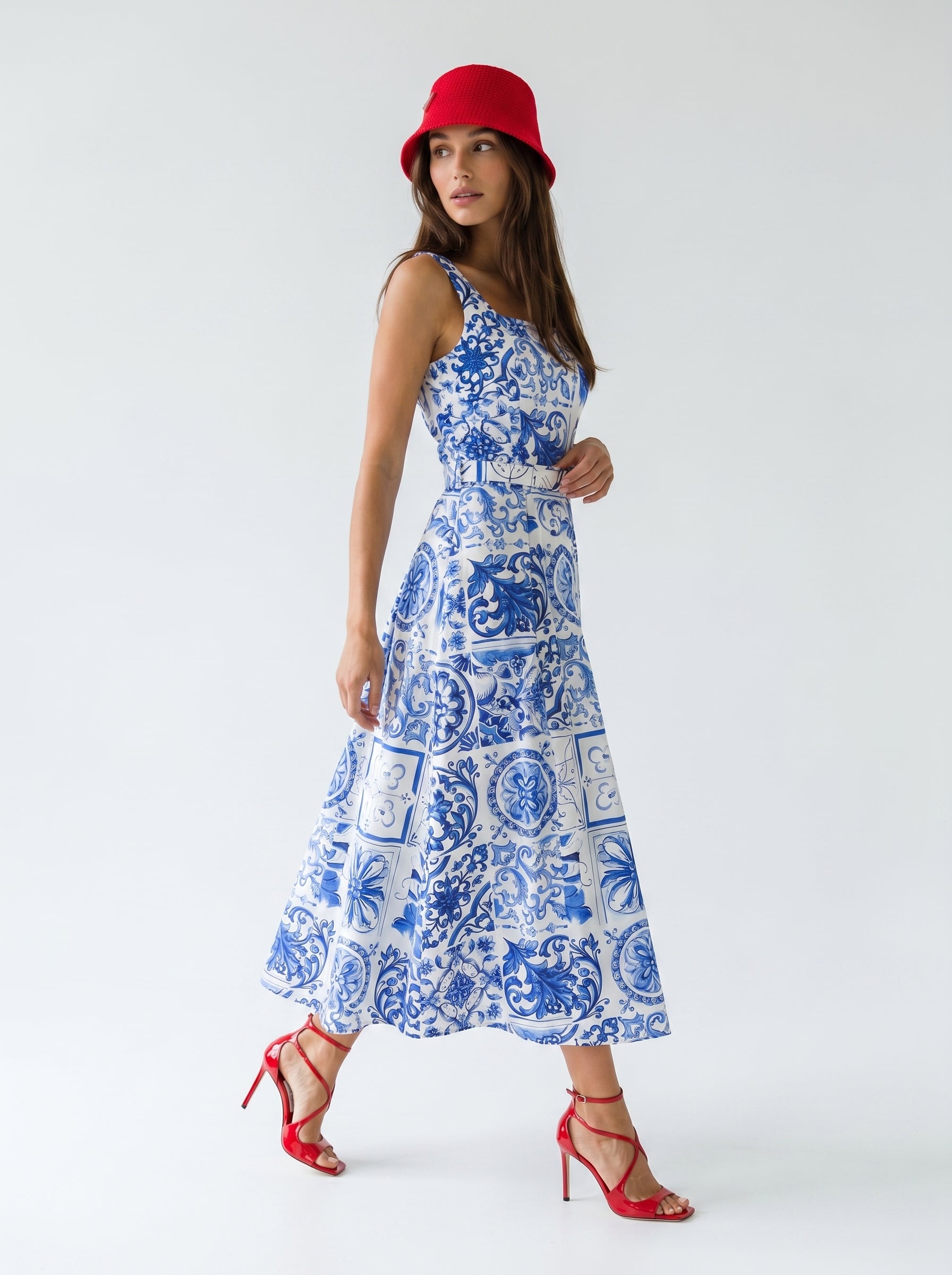 Abito Sakura - Amalfi Blu donna