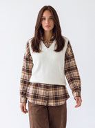 Gilet Delphine – Panna Maglia donna