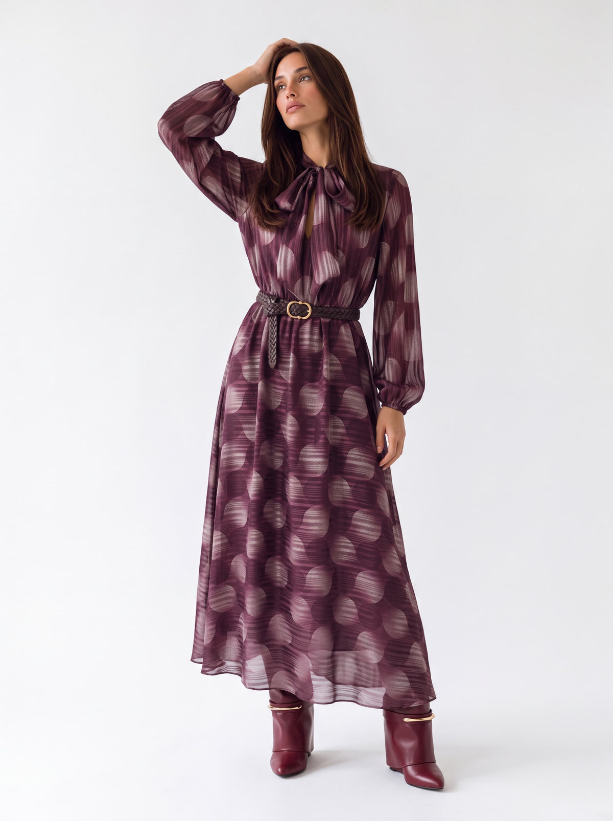 Abito Violette – Prugna Laminato Abito donna