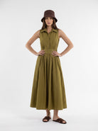 Abito Fiordaliso - Verde Olio donna