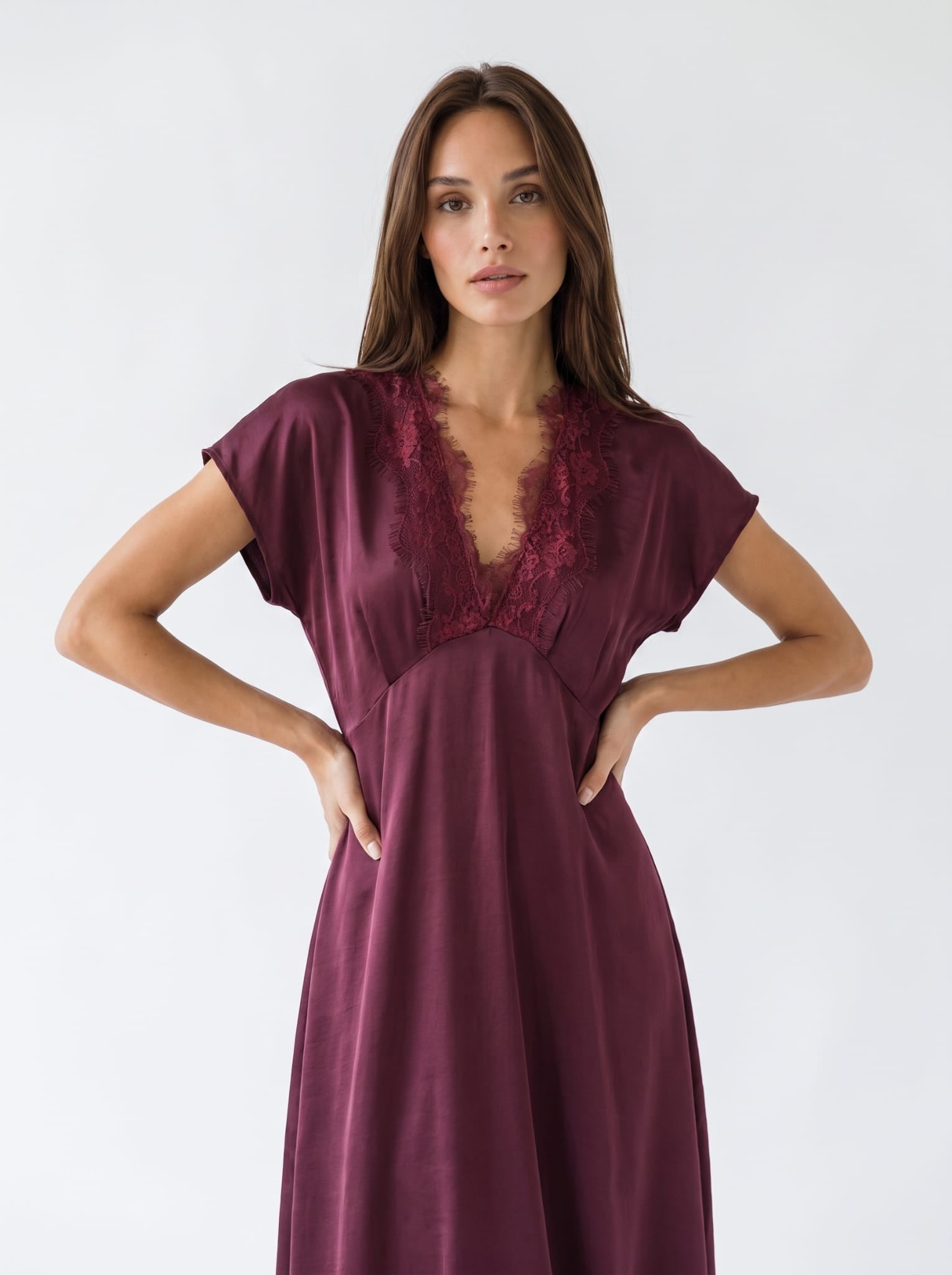 Abito Elsa - Borgogna Abito donna