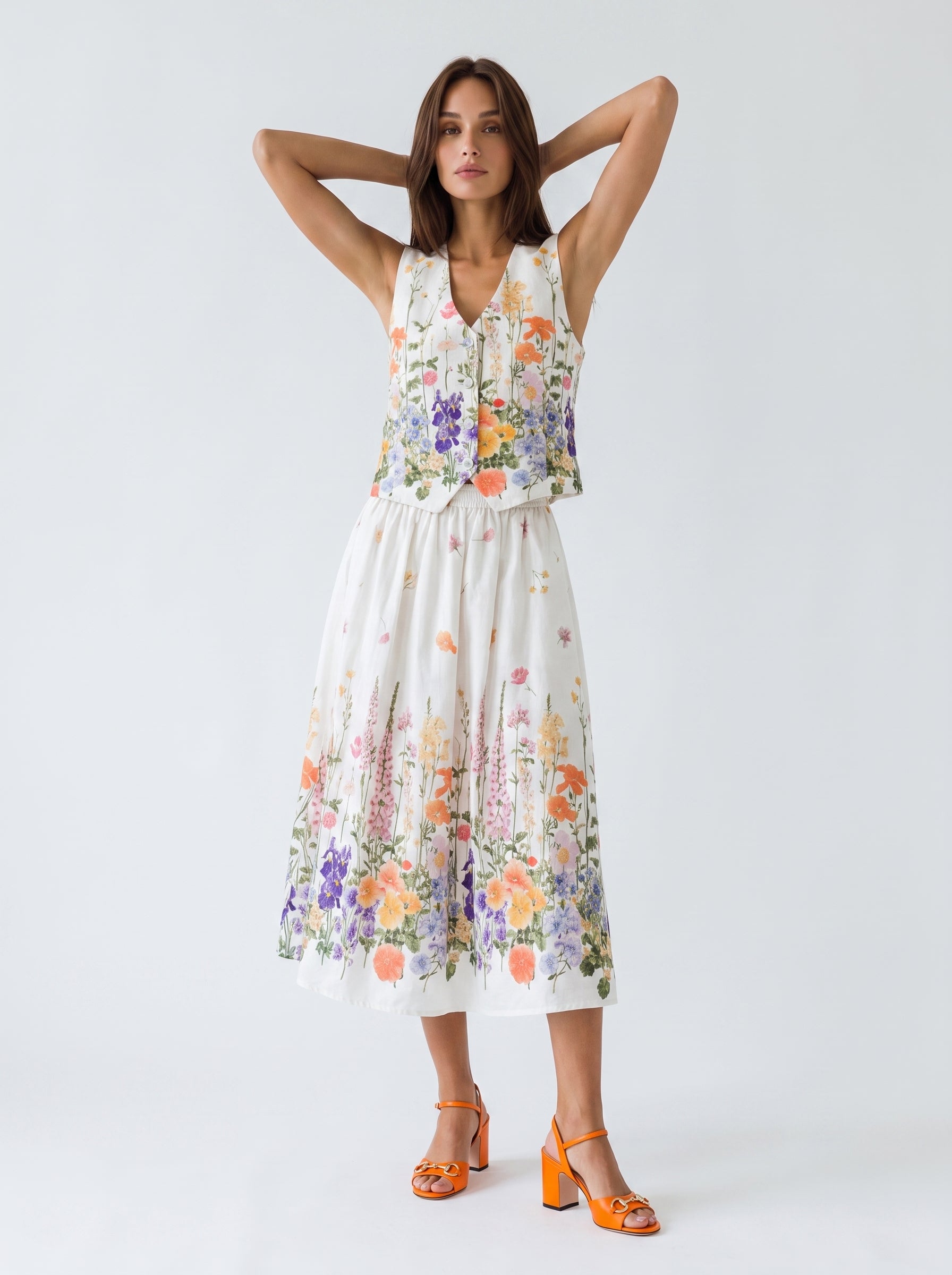 Coordinato Elva – Giardino Fiorito donna