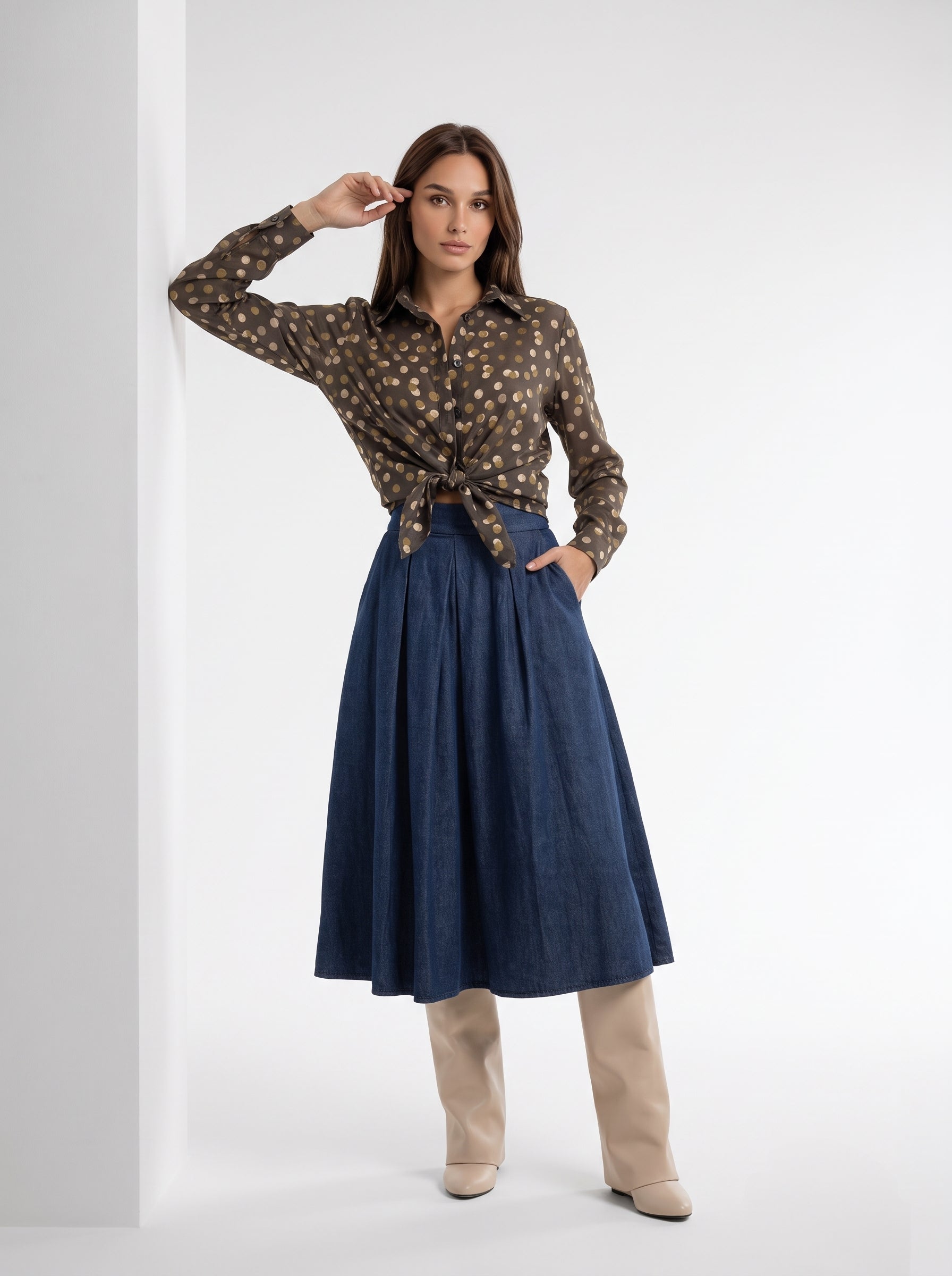 Gonna Penelope - Denim Chambray Gonna donna