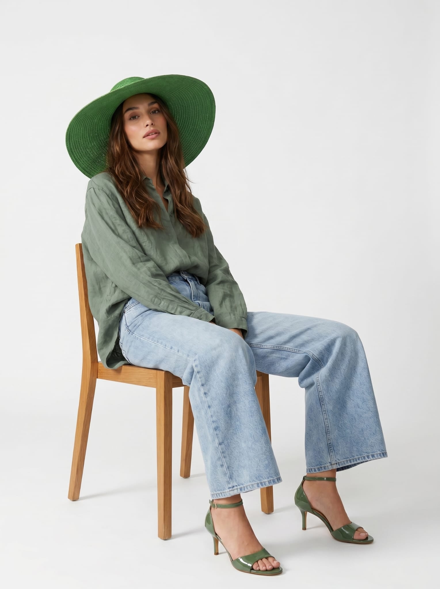 Camicia Lunaria - Verde donna