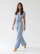 Tailleur Filet - Azzurro Cielo donna
