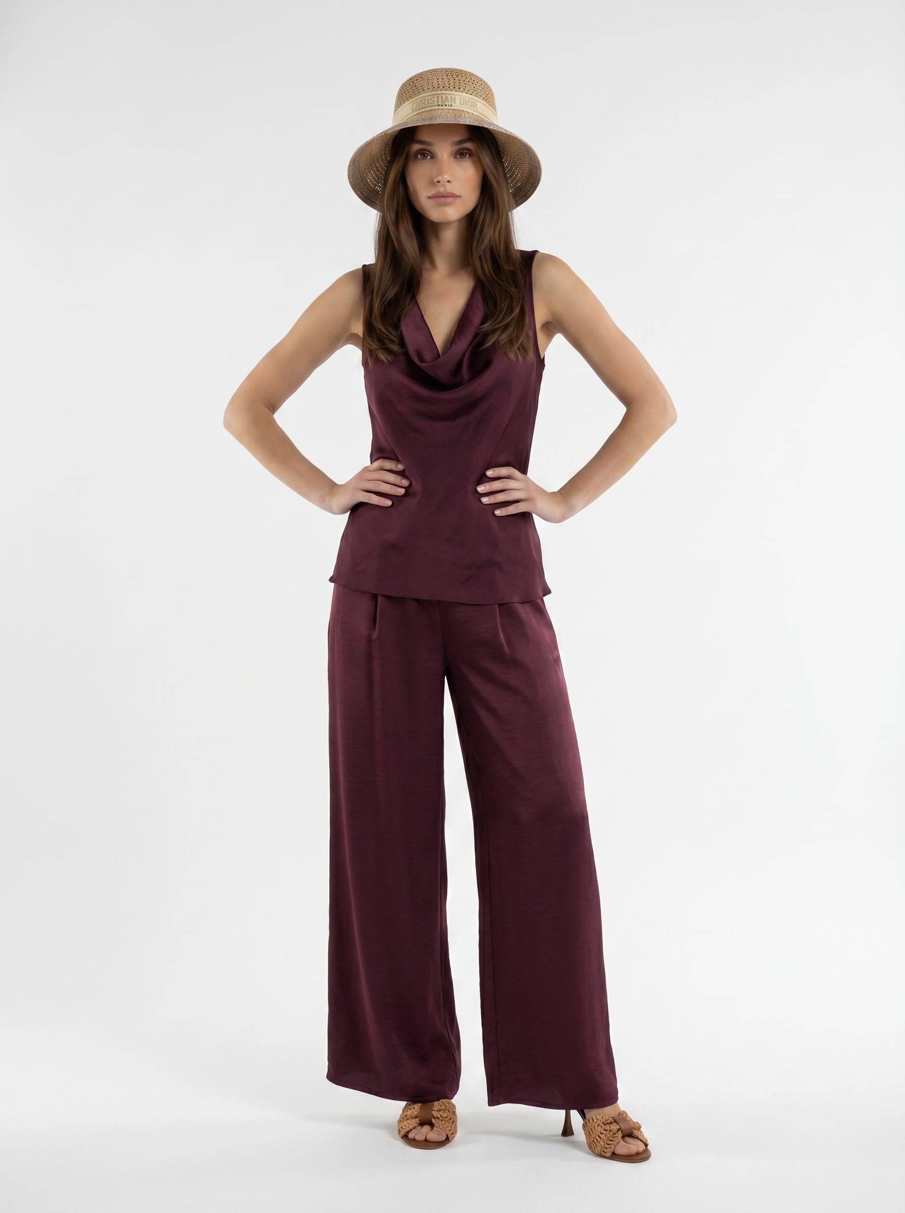 Coordinato Aurora - Bordeaux donna
