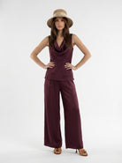 Coordinato Aurora - Bordeaux donna