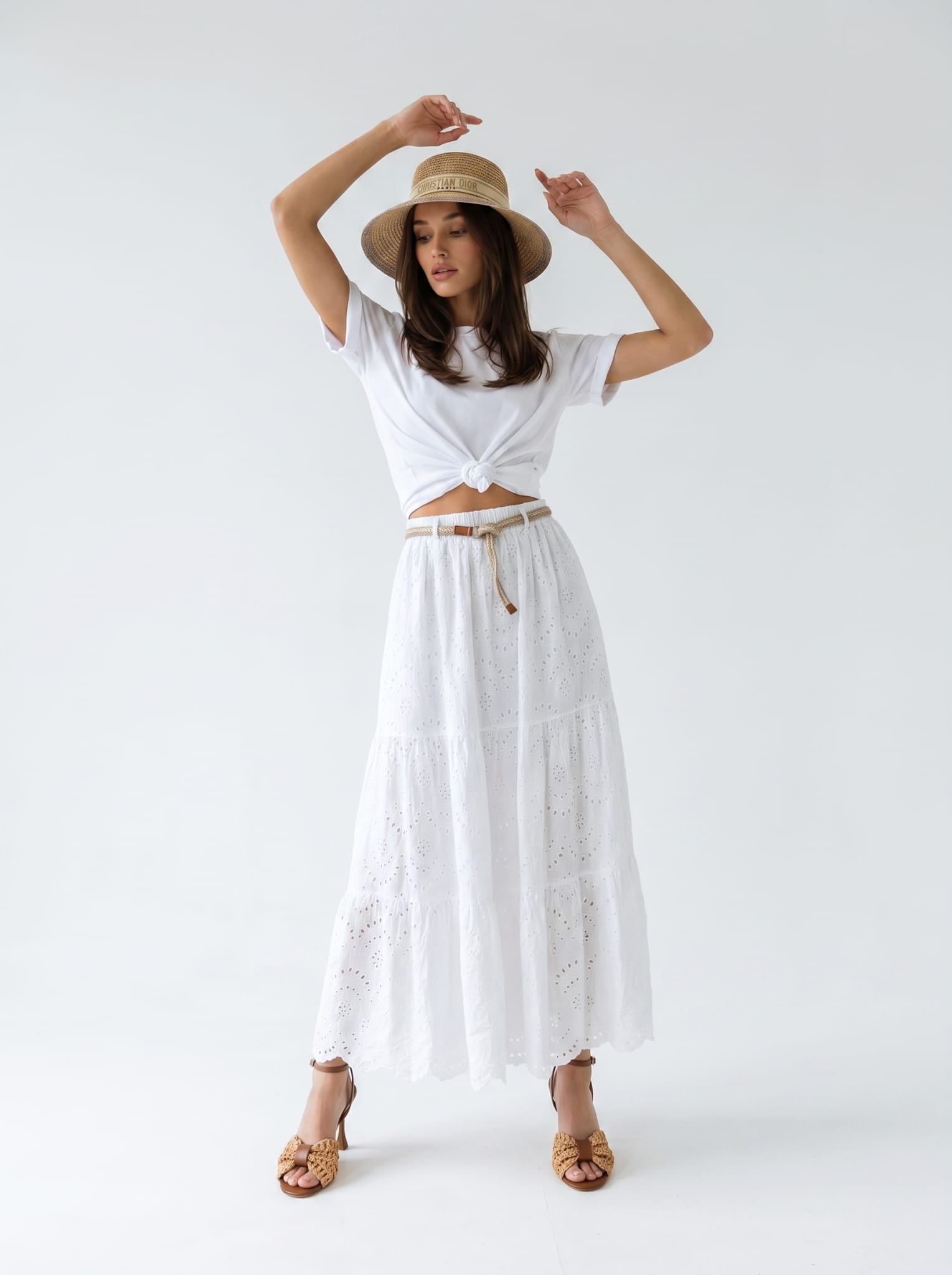 Gonna Isabella - Bianco donna