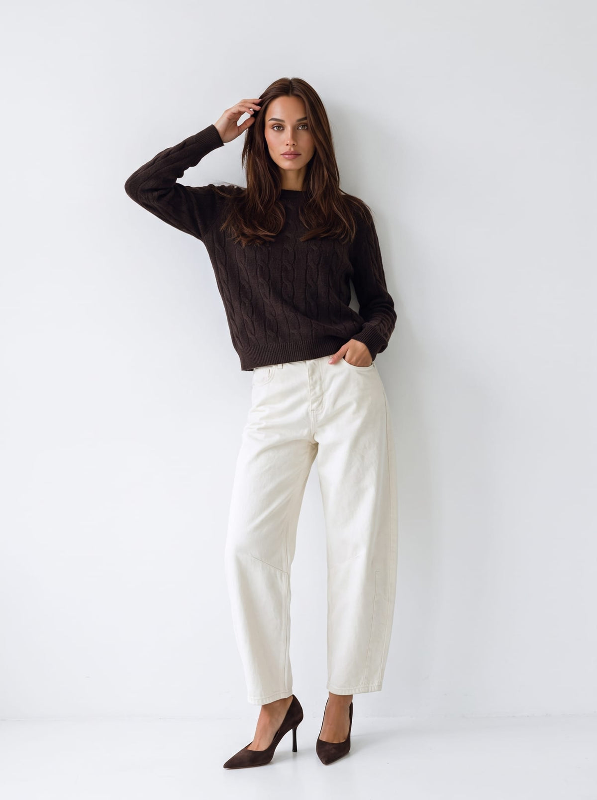 Pullover Sidonie – Marrone Maglia donna