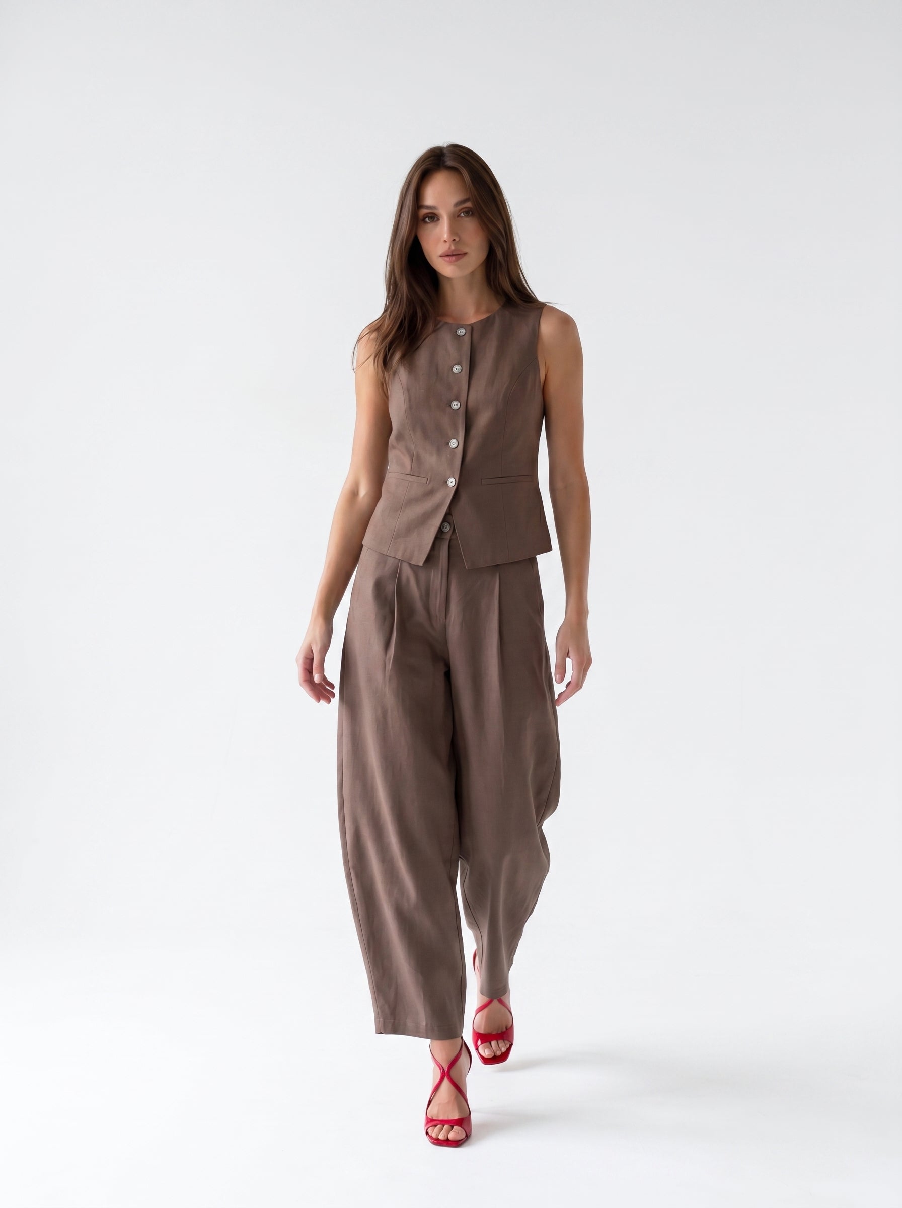 Pantalone Orlando - Moka donna