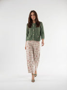 Pantalone Olivia fantasia - Burro donna