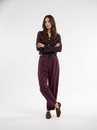 Pantalone Nerissa - Bordeaux Pantalone donna