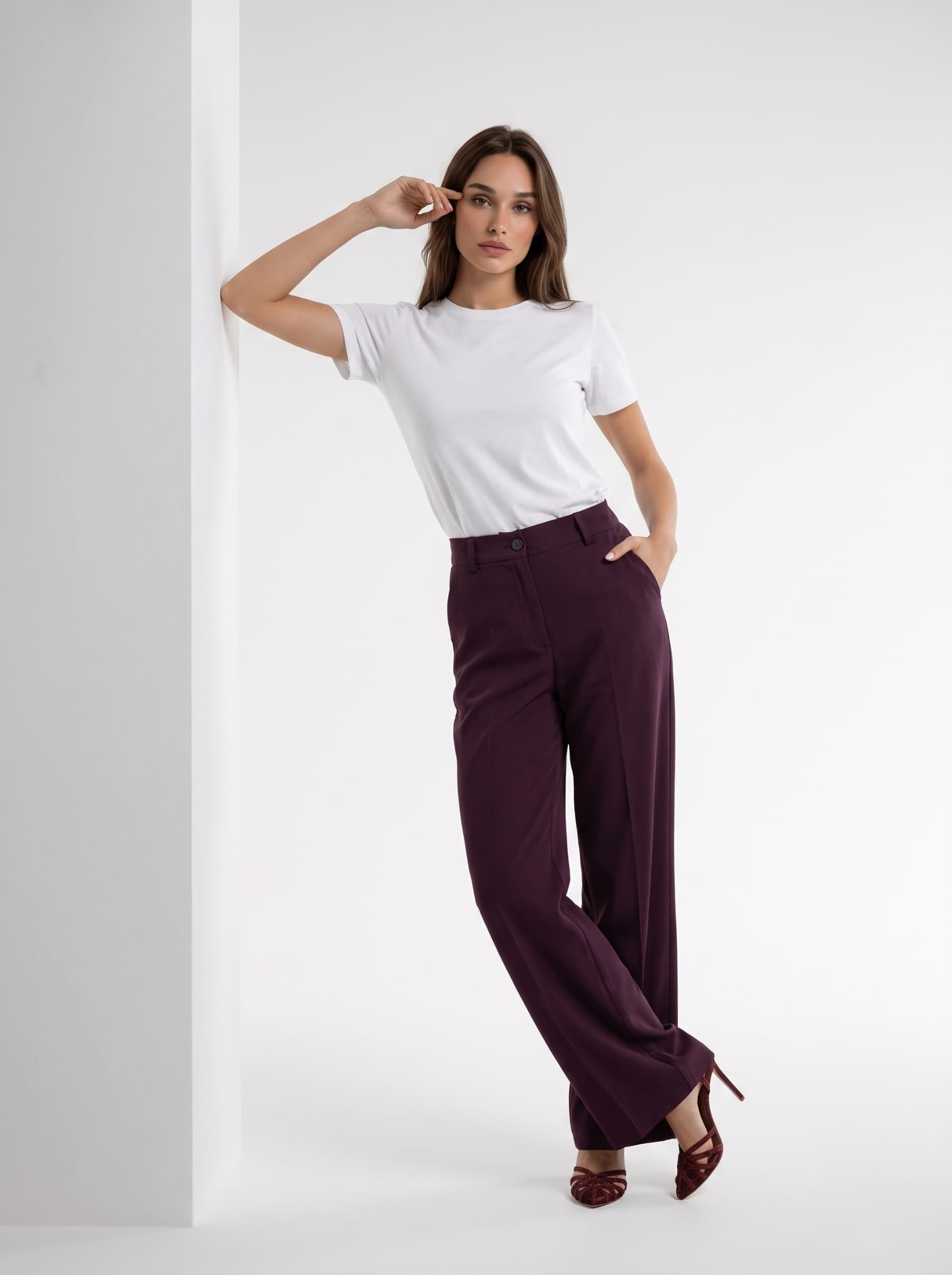 Tailleur Matilde - Bordeaux Tailleur donna