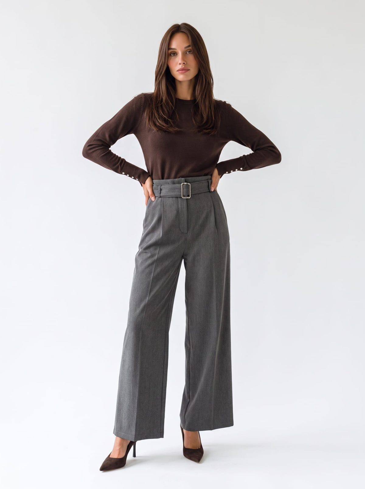 Pullover Giada - Marrone Maglia donna