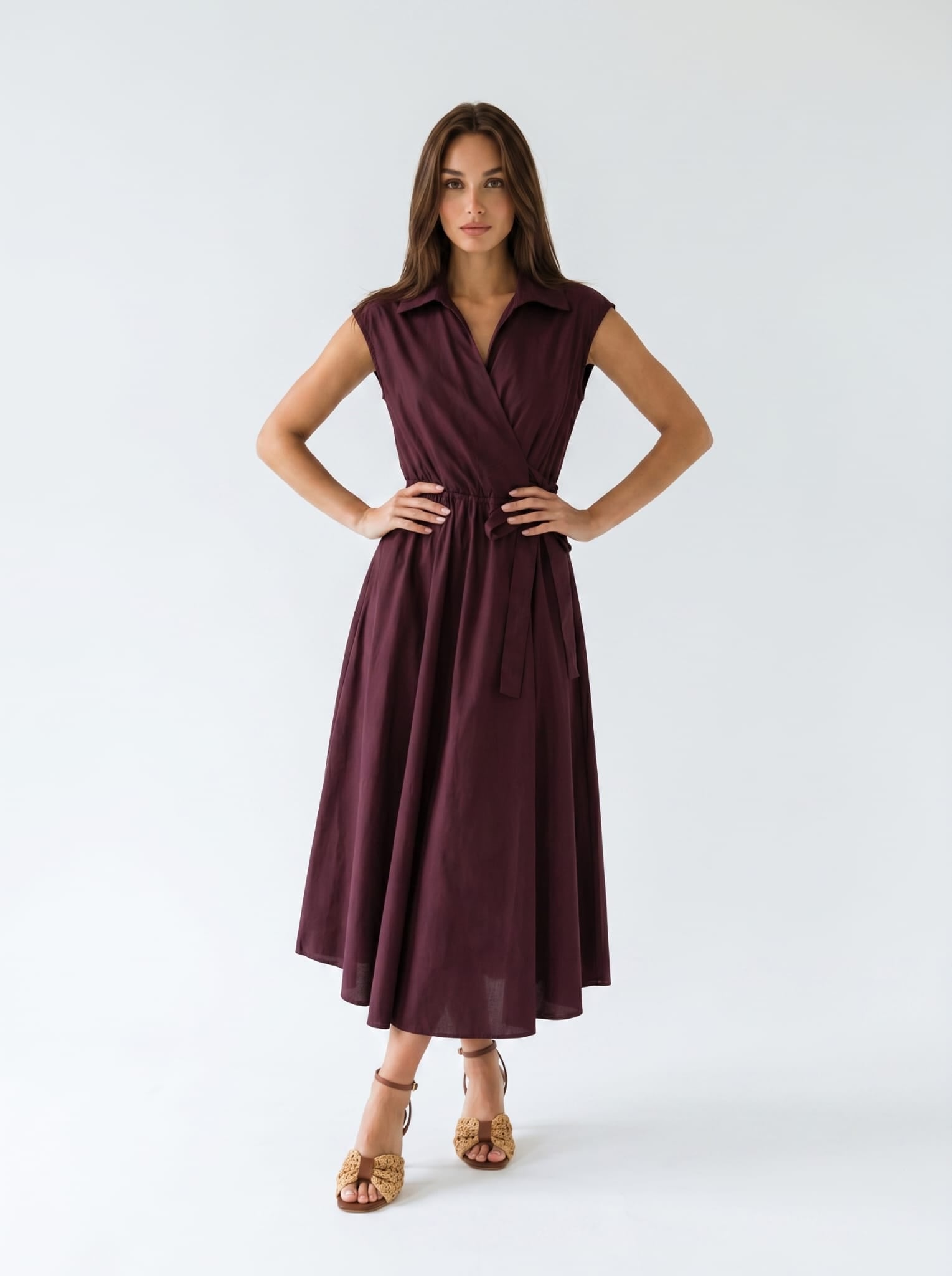 Abito Kyoto - Bordeaux donna