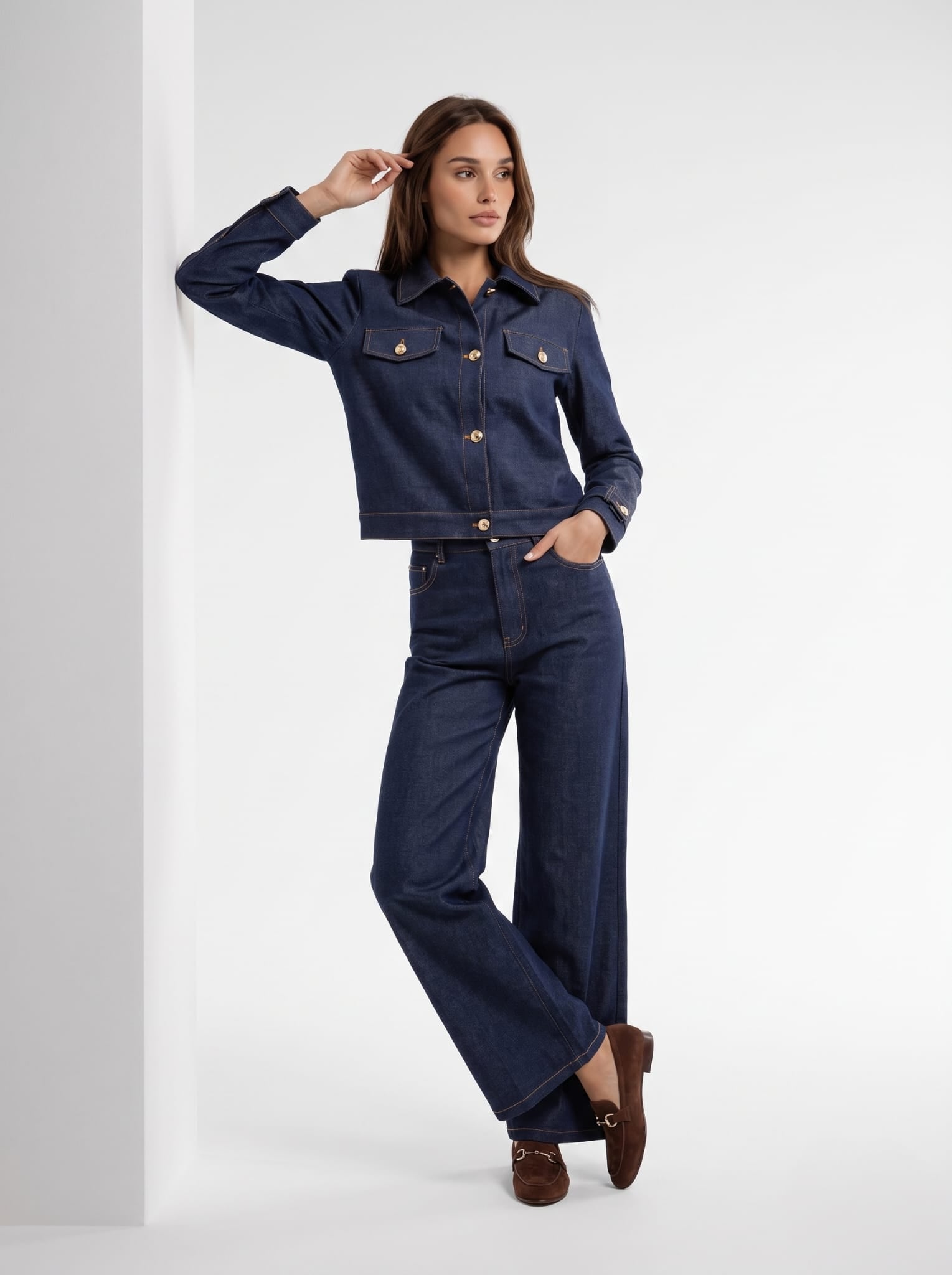 Tailleur Elis- Denim Blu Tailleur donna