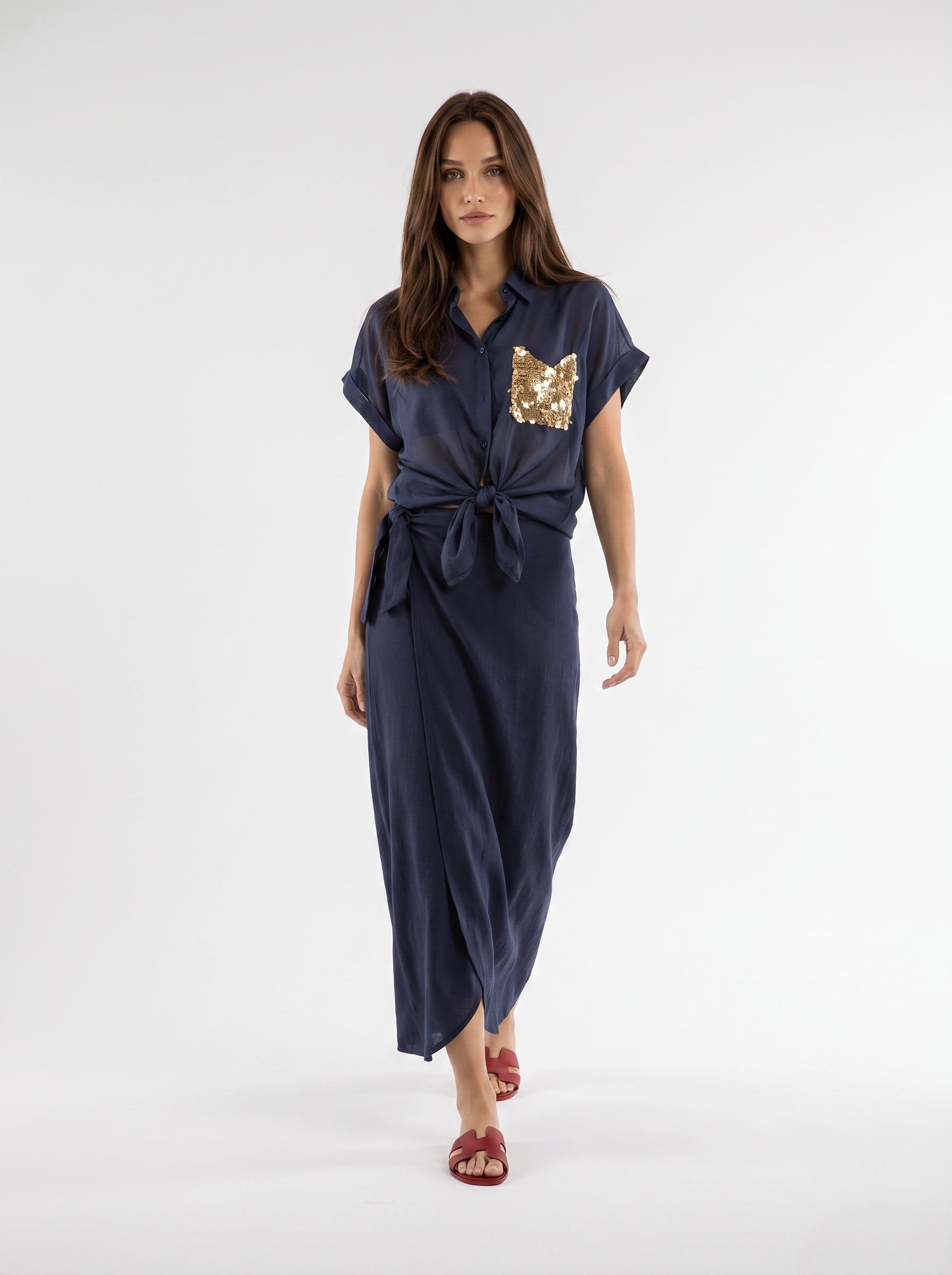Camicia Samara - Blu donna