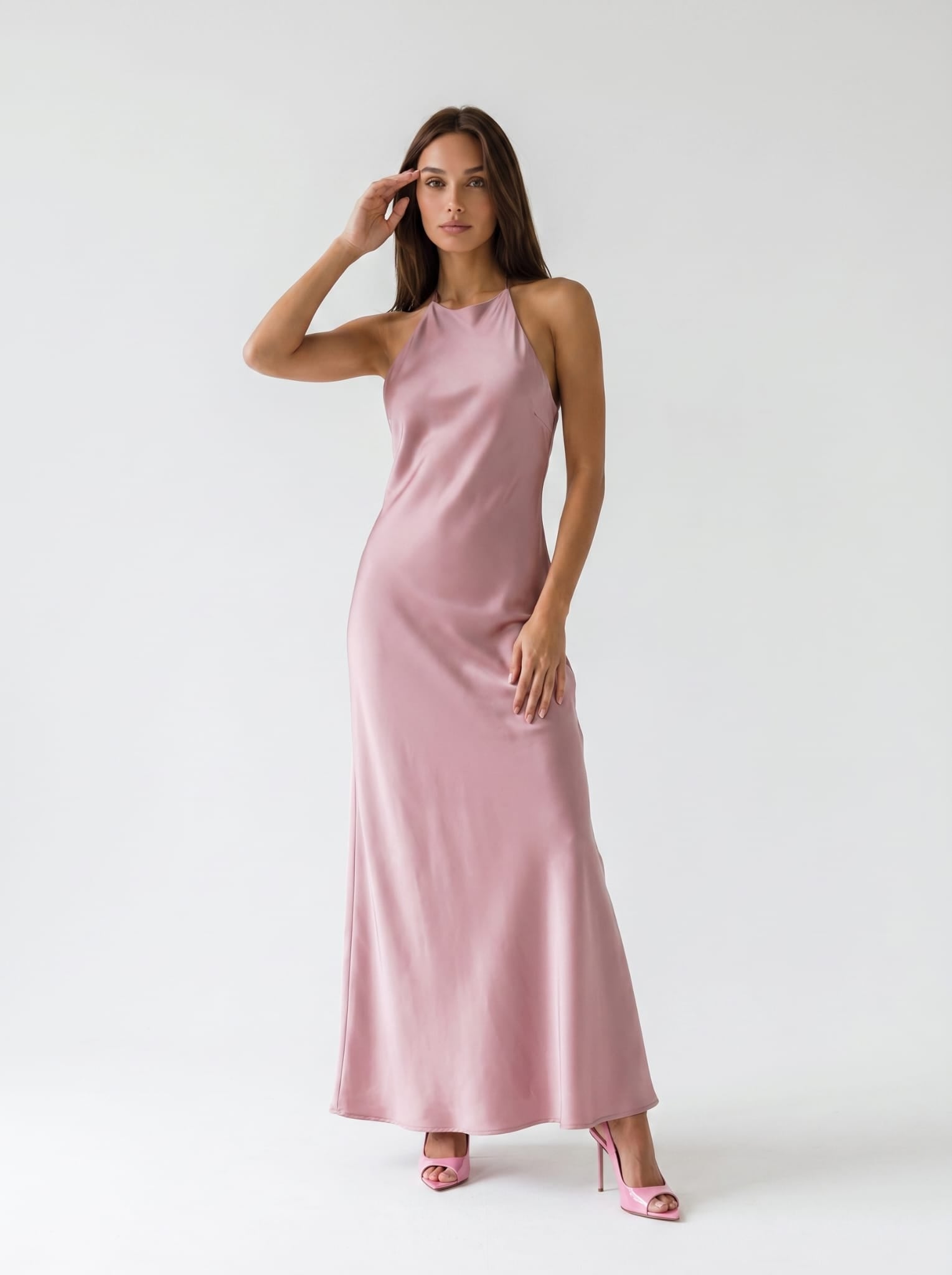 Abito Cristal - Rosa cipria donna