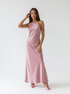 Abito Cristal - Rosa cipria donna