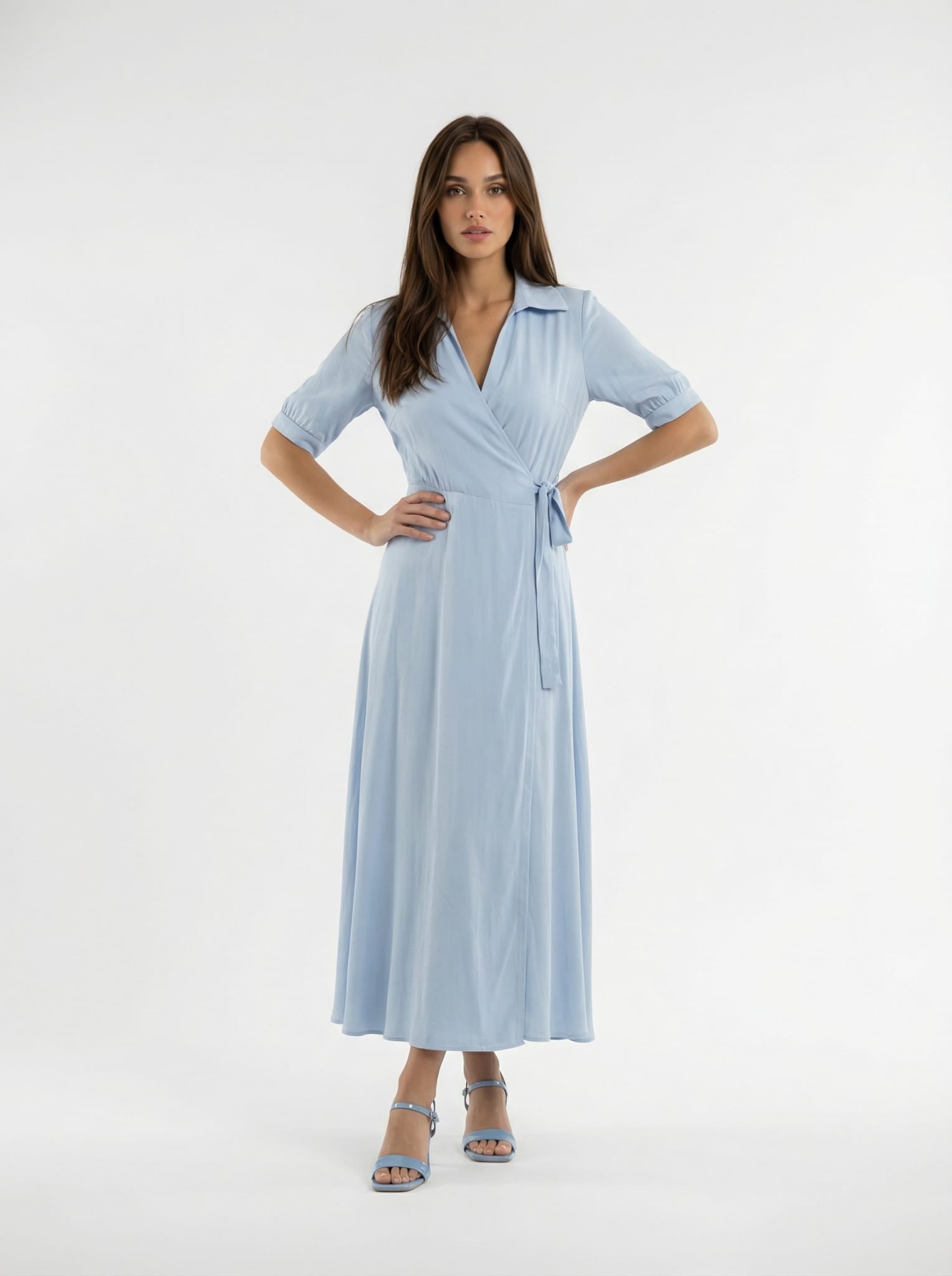 Abito Ginevra - Azzurro polvere donna