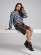 Bermuda Aline – Testa di Moro Pantalone donna