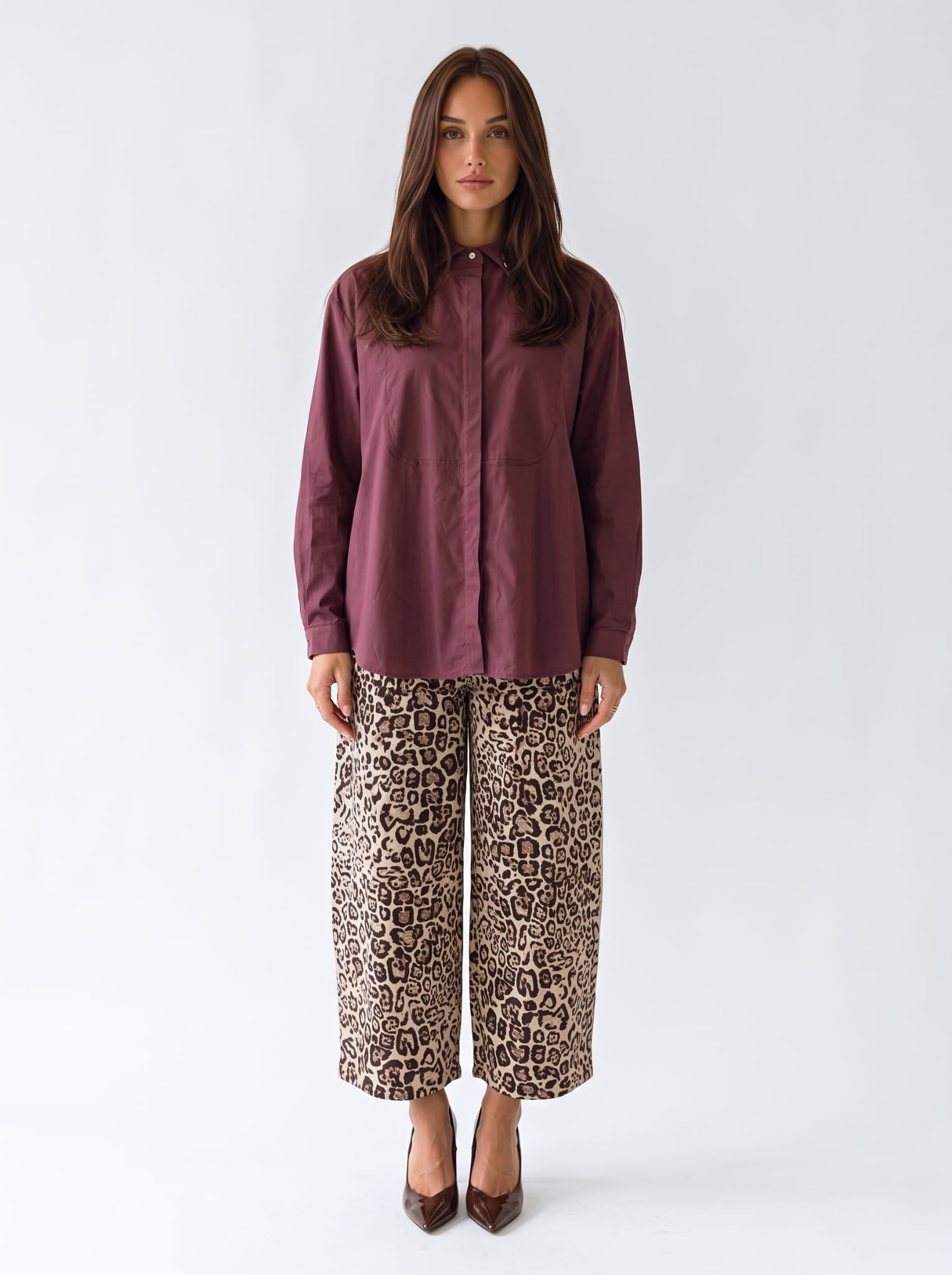 Camicia Aurelia – Prugna Antico Camicia donna
