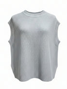 Elisabetta – Gilet morbido in lana Polvere donna