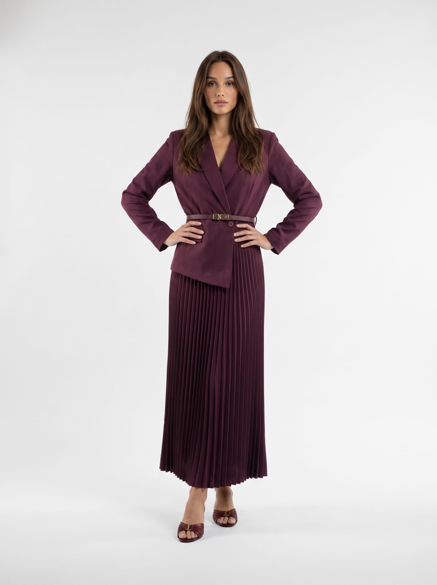 Abito Elettra - Borgogna Abito donna