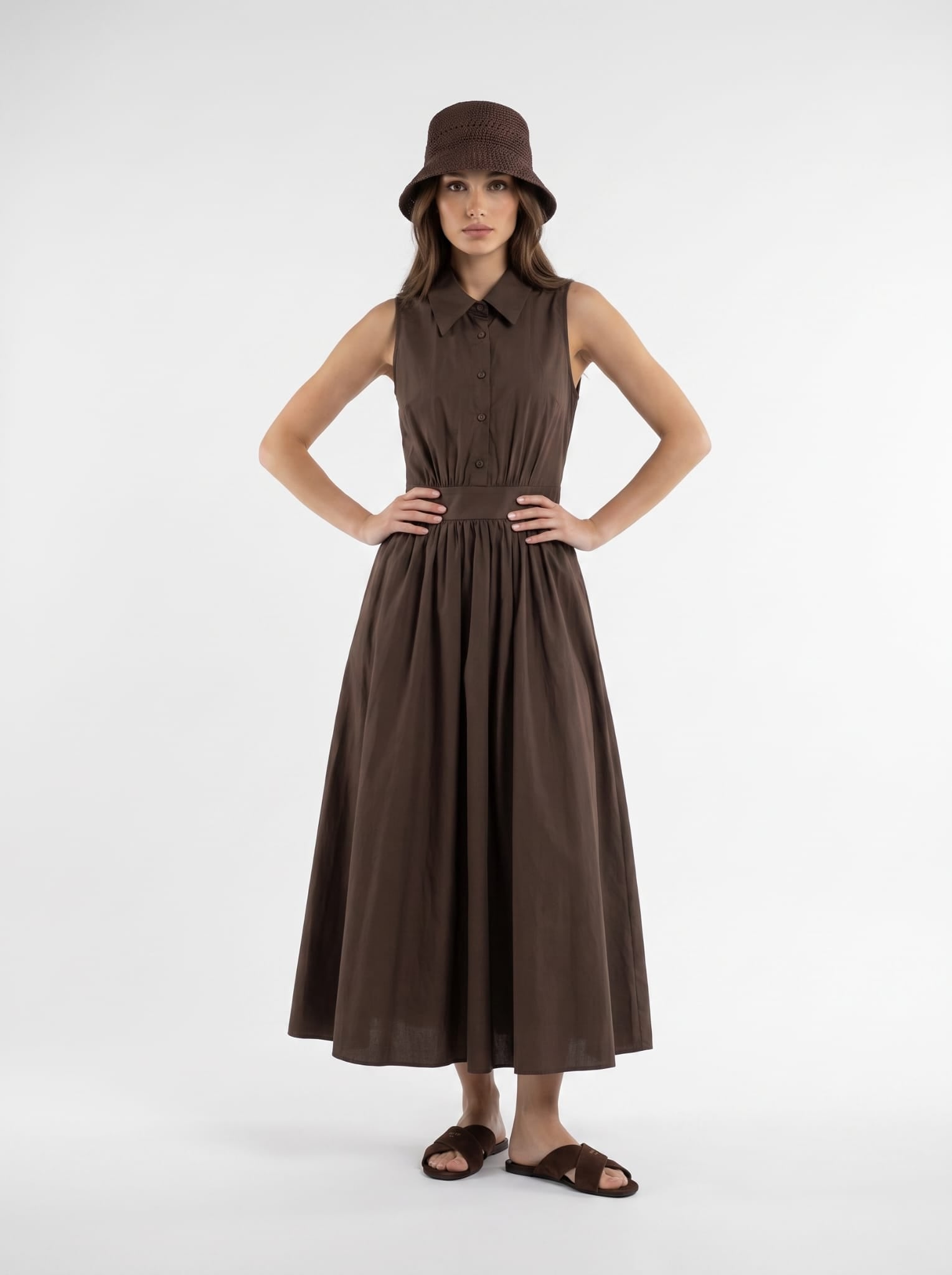 Abito Fiordaliso - Marrone donna