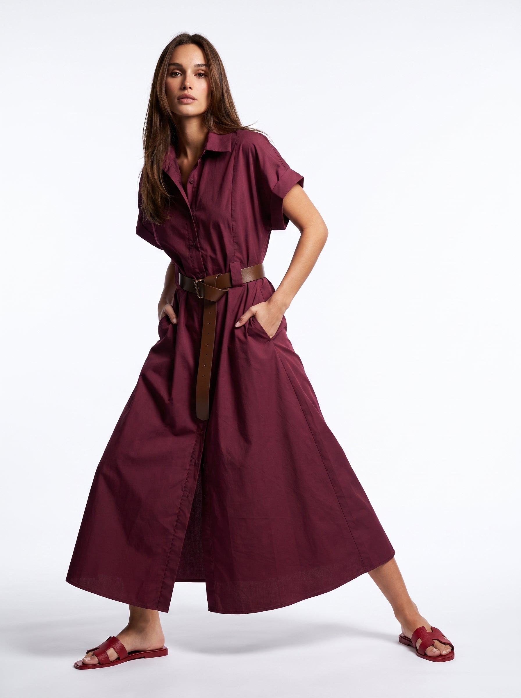 Abito Rachele - Bordeaux donna