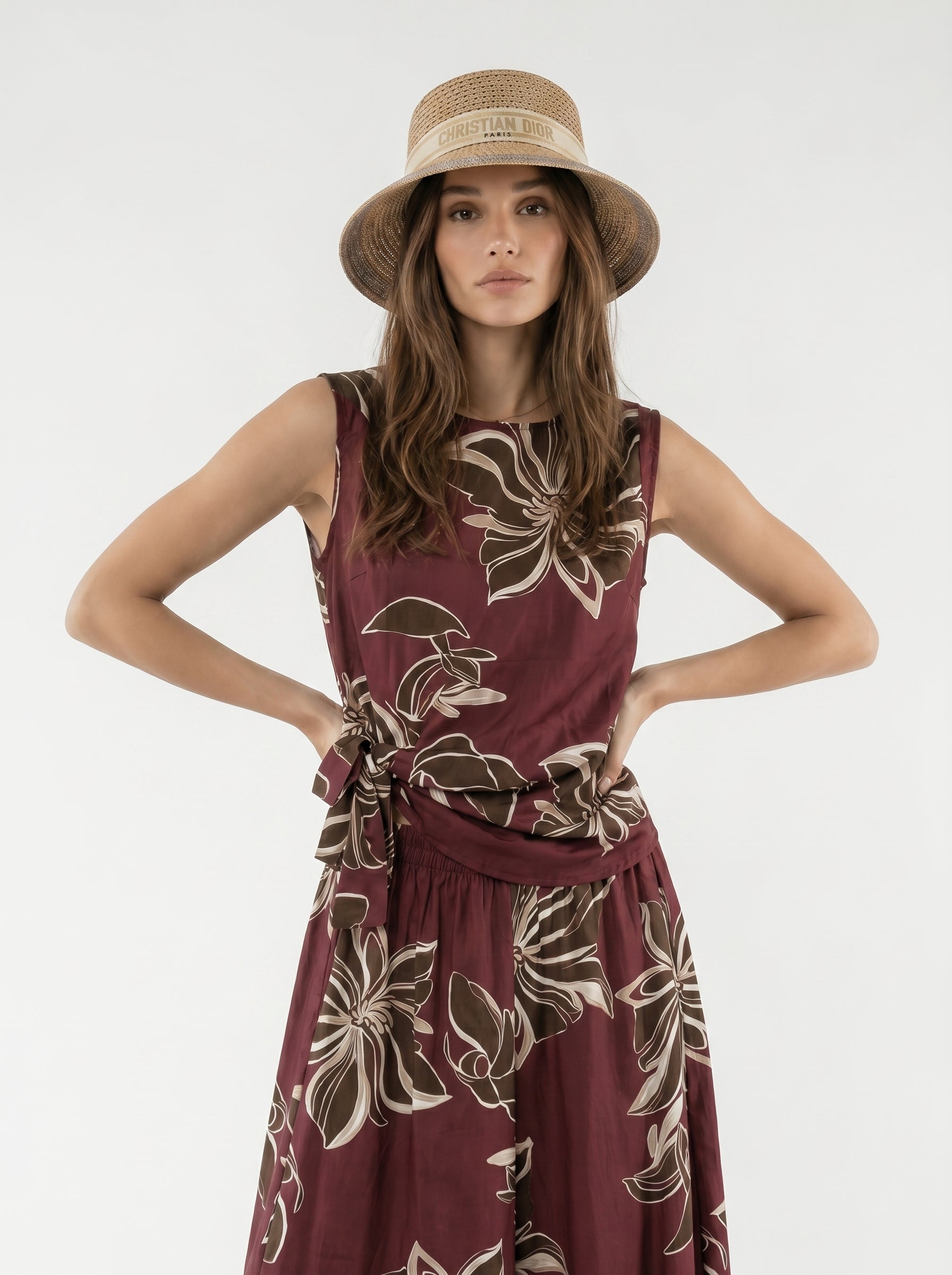 Camicia Amal - Bordeaux donna