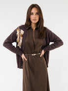 Cardigan Zafira - Cacao Cardigan donna