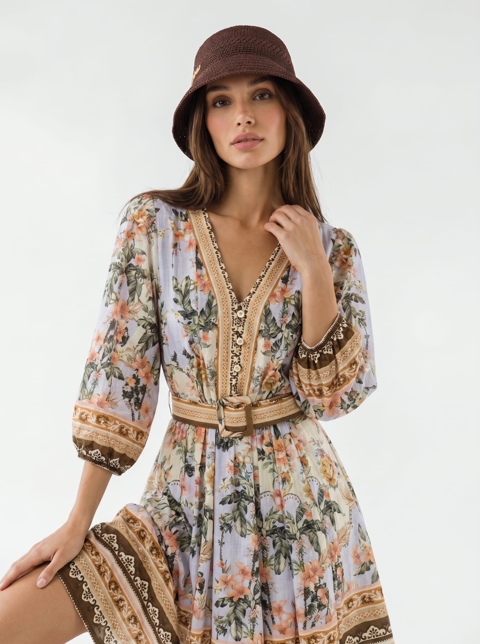 Abito Camelia - Azzurro donna