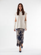 Maxi Pull Orielle – Bianco Maglia donna