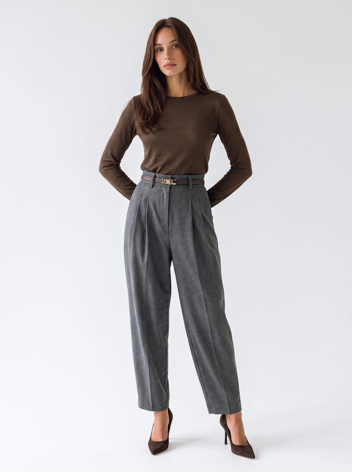 Maglia Serilda – Marrone T-Shirt donna