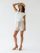 T-Shirt Amaris - Burro donna